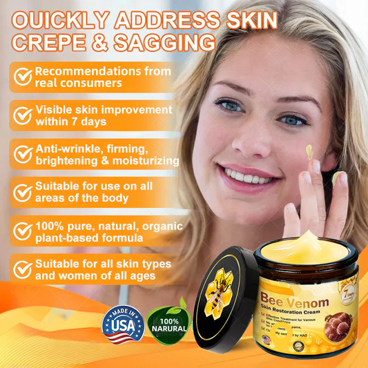 Made in the USA ✨Newly developed Bee Venom Skin Repair Cream⏰ Last day 80% off 💕（副本）