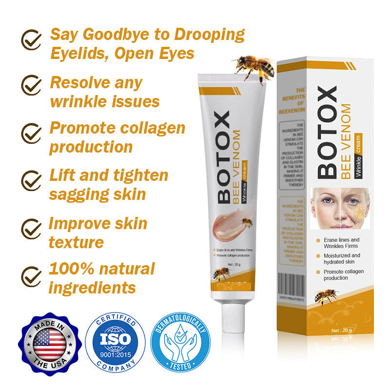 (Made and Shipped from USA) 🧑‍⚕️QCHZOC® Botox Bee Venom Wrinkle Removal Cream