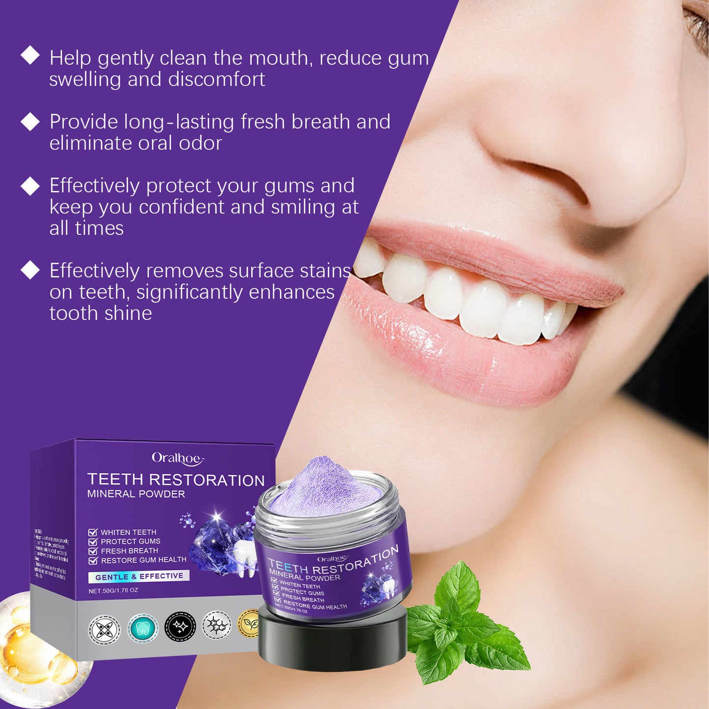 🦷ORALHOE® Dental Repair Mineral Powder >> 🔥Buy 1 Get 1 Free🔥