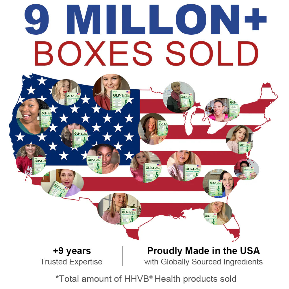 GLP-1 6-in-1 Gesundheitslösung – Flüssigkeit zum Einnehmen (Nur einmal täglich, sichtbare Veränderungen in 7 Tagen) Bei Übergewicht, Herz-Kreislauf-Erkrankungen, Diabetes, Schlafapnoe, Darmproblemen, Gelenkbeschwerden und mehr