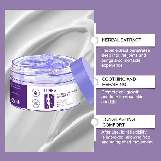 👨‍⚕️✅Official Store: LUHNS™ Turmeric & Emu Oil Arthritis Soothing Pain Relief Massage Gel