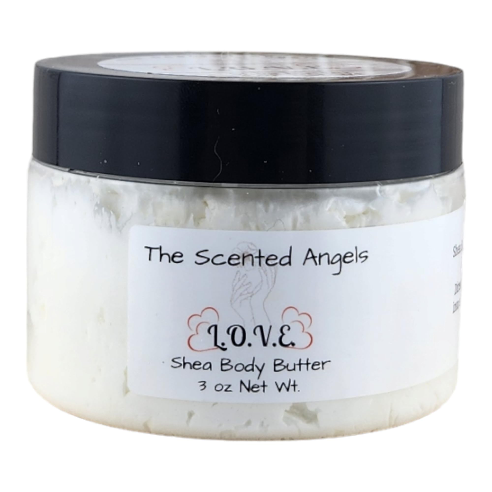 TSA Handmade Whipped Coconut Vanilla Body Butter Cream, Luxury Body Lotion for Dry Skin, Daily Moisturizing Shea Butter, Sunflower Oil, Mothers, Fathers, Women, Men, Teens, 4 oz Jar