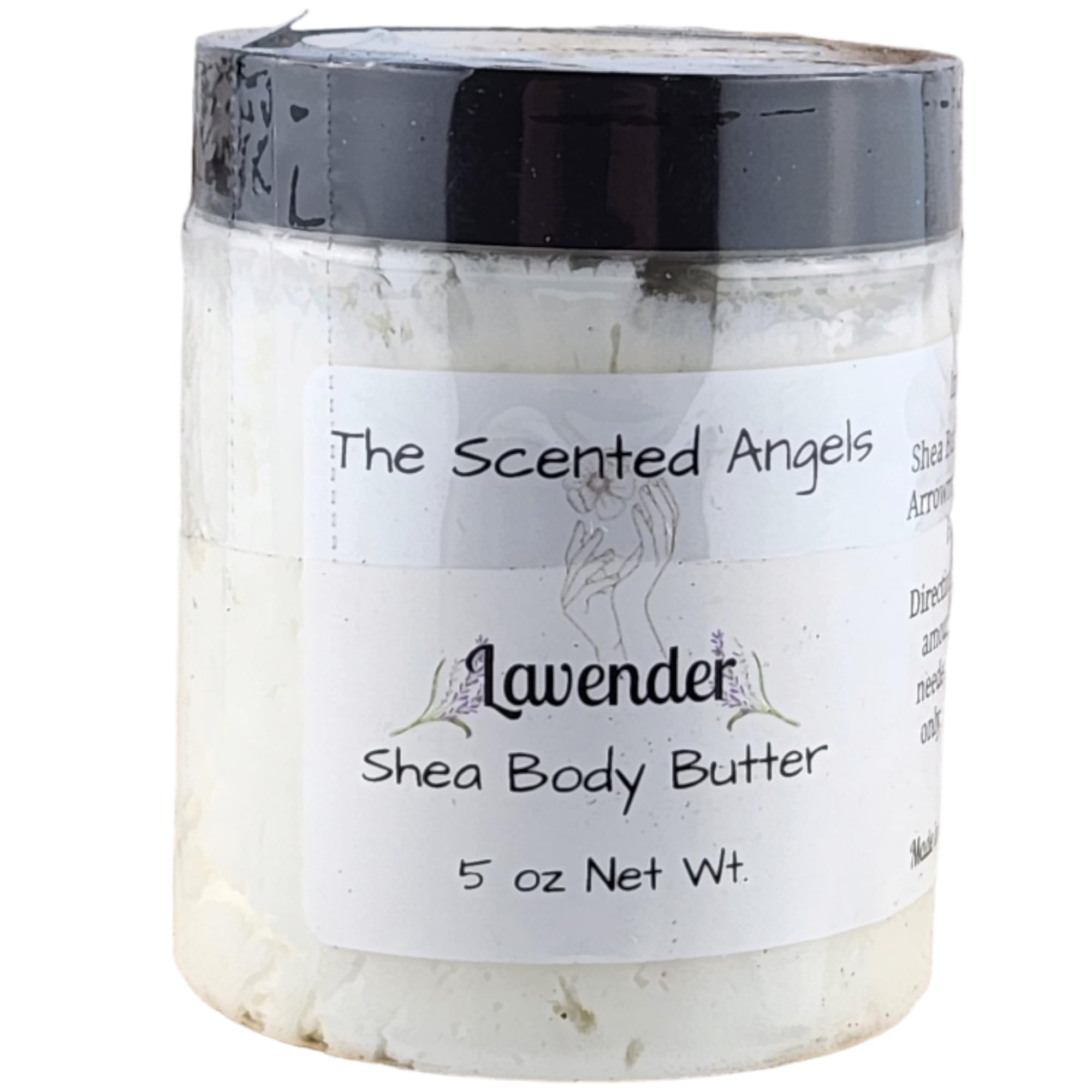 TSA Handmade Whipped Coconut Vanilla Body Butter Cream, Luxury Body Lotion for Dry Skin, Daily Moisturizing Shea Butter, Sunflower Oil, Mothers, Fathers, Women, Men, Teens, 4 oz Jar