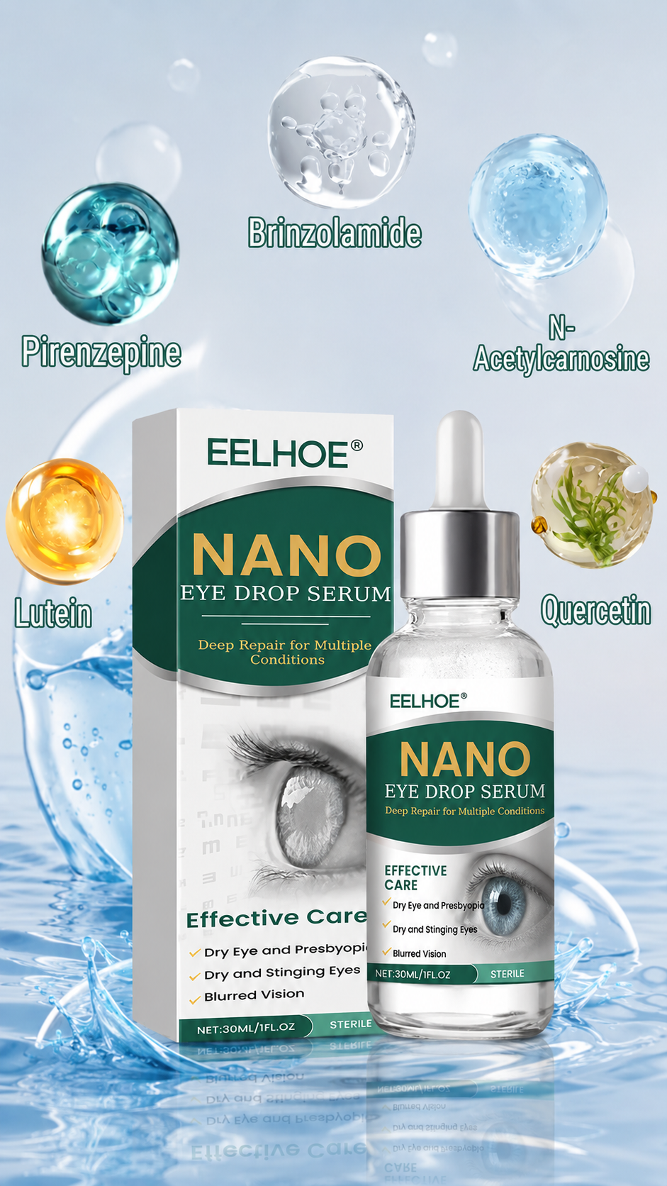 Reclaim Your Crystal-Clear Vision With NANO Eye EELHOE® Drops