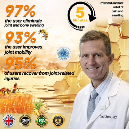 HOUKEA® Bee Venom Pain-Relief Bone Healing Cream ⏰