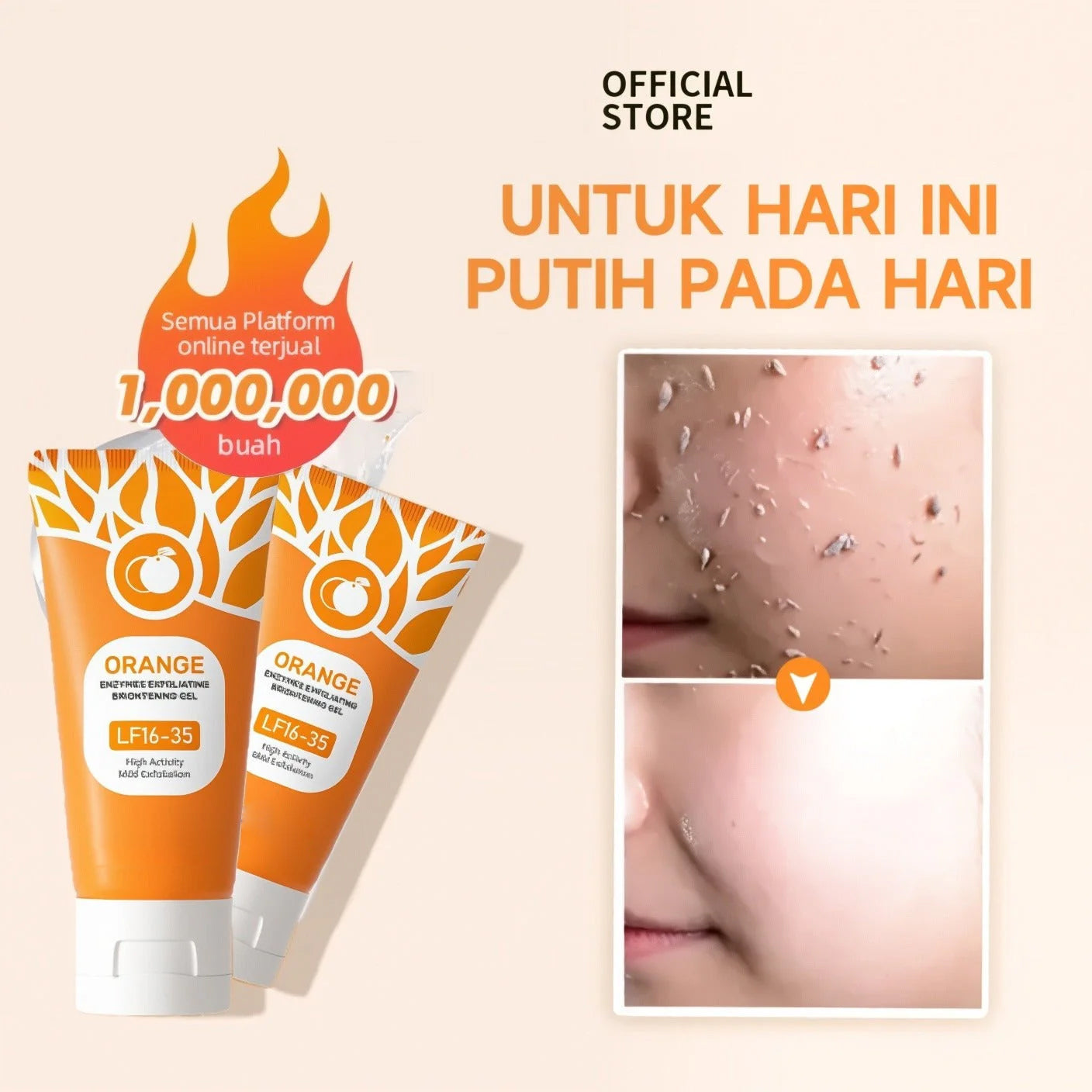 🔥Orange Enzyme Exfoliating Gel- The Gentle Miracle Your Skin Has Been Crying Out For